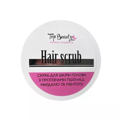 Скраб-пілінг для шкіри голови Top Beauty з протеїнами пшениці, 100 мл