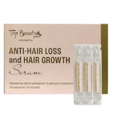 Сироватка проти випадіння та для активного росту волосся Top Beauty Anti-Hair Loss and Hair Growth, 10 шт